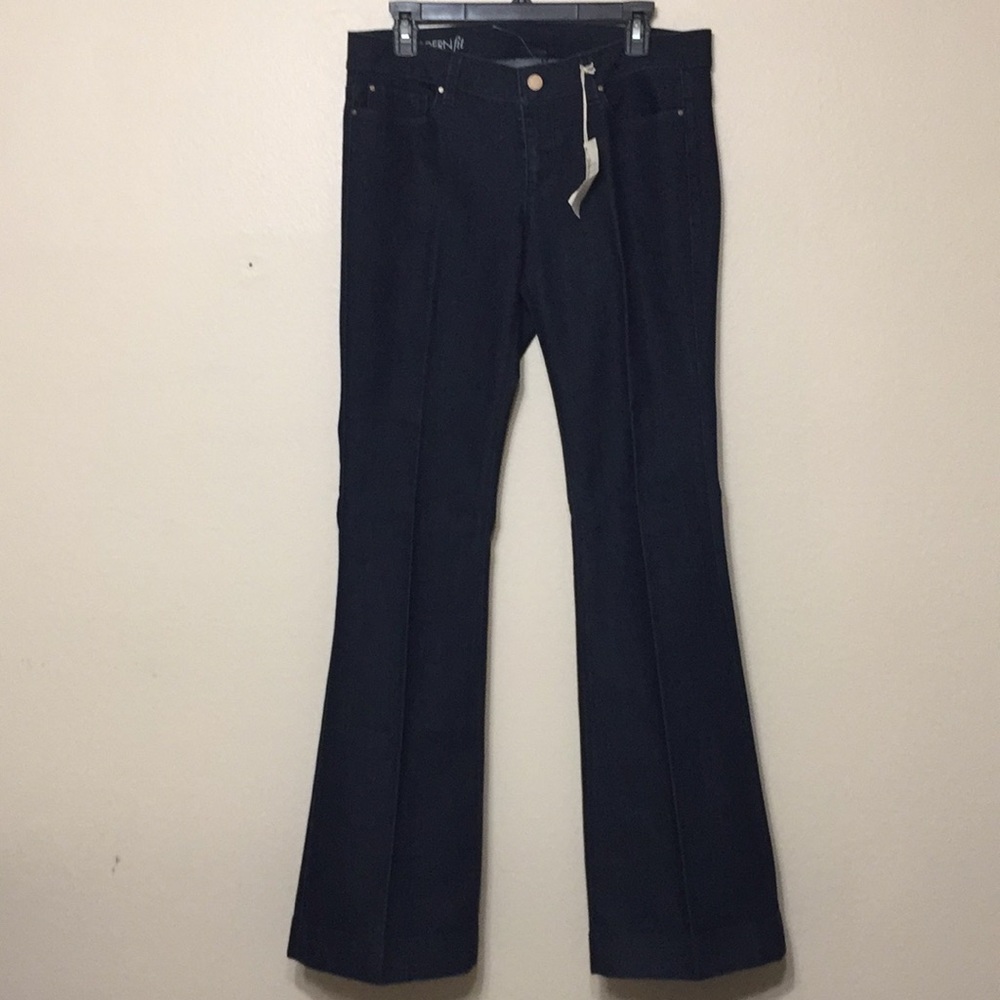 Ann Taylor Dark Rinse Bootcut Jeans